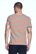 Men's Brolin Raw Neck Crew Stripe Tee - view 5
