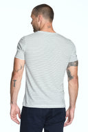 Men's Brolin Raw Neck Crew Stripe Tee - view 8