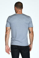 Men's Princeton Wide Pocket V-Neck Stripe Tee - view 17