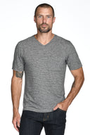 Men's Princeton Wide Pocket V-Neck Stripe Tee - view 2