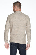 Men's Soft Knit Melange Wide Neck Pullover Sweater - view 19