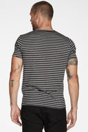 Men's Brolin Raw Neck Crew Stripe Tee - view 3