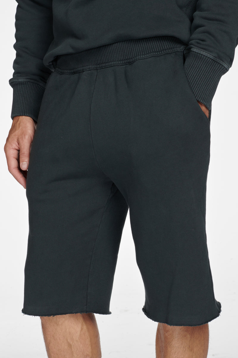 Men's Briggs Velour Back French Terry Short — Black