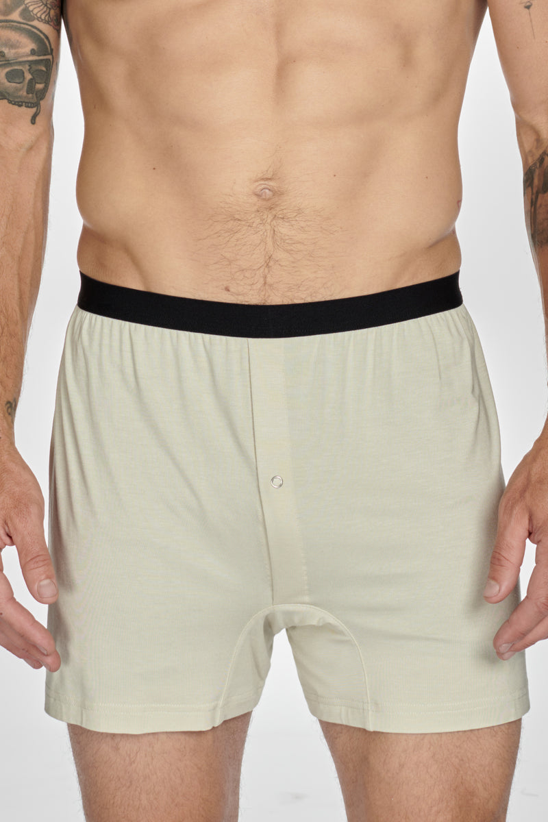 Men's Modal Boxer — Silver Mink