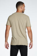 Men's Cotton Linen V-Neck Tee - view 2