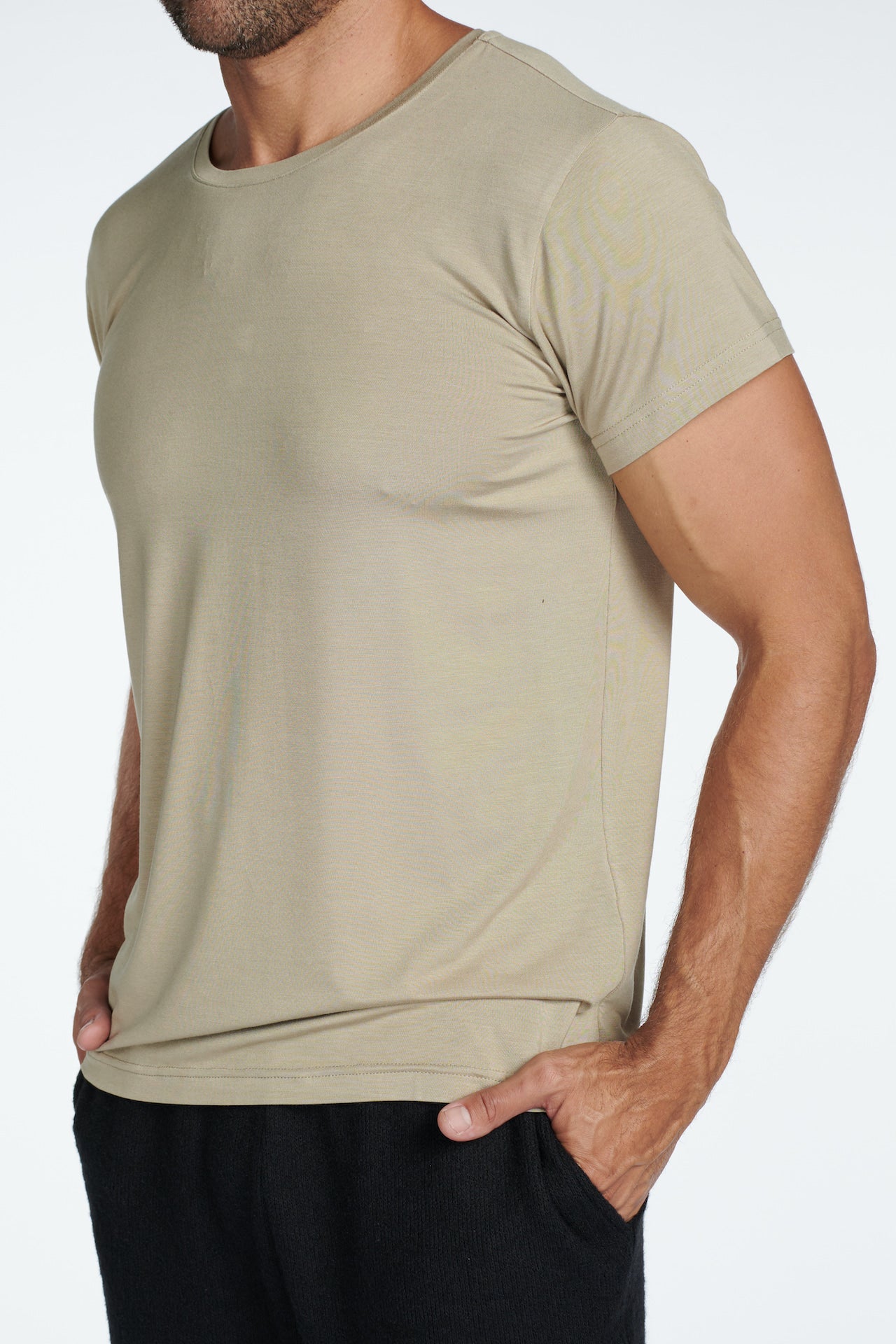 Men's Modal Fabric Crew Neck Fashion Tee – Mika Jaymes