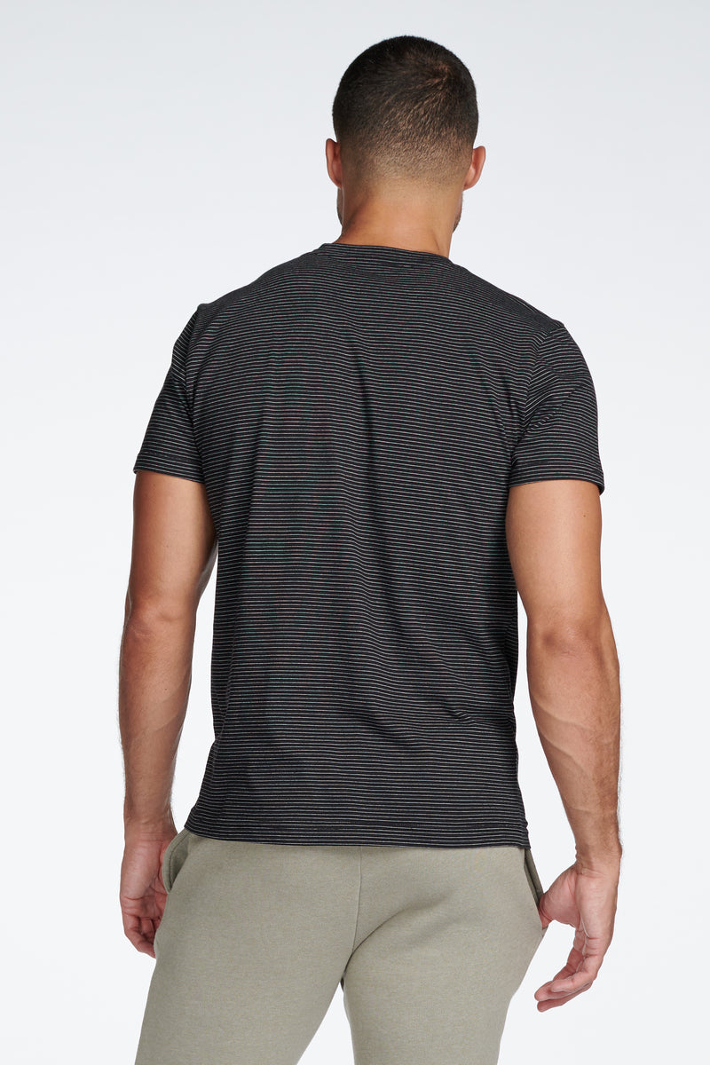 Men's V-Pocket Stripe Tee