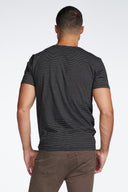 Men's Cross V-Neck Stripe Tee - view 22