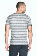 Men's Brolin Raw Neck Crew Stripe Tee - view 12