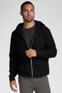 Men's Soft Knit Melange Zip Front Hoodie - view 26
