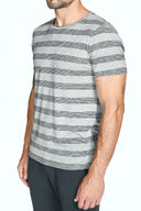 Men's Brolin Raw Neck Crew Stripe Tee - view 13