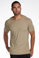 Men's Cotton Linen Patch Sleeve Tee - view 18