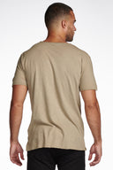 Men's Cotton Linen Patch Sleeve Tee - view 19