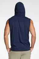 Men's Sleeveless Tri-Blend Hoodie — Mika Jaymes (view 5)