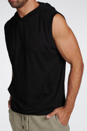 Men's Sleeveless Tri-Blend Hoodie - view 10