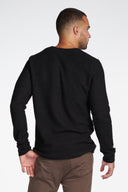 Men's Soft Knit Melange V-Neck Sweater - view 4