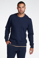 Men's Briggs Velour Back French Terry Crew Neck Sweatshirt - view 7