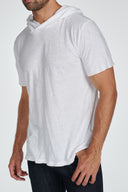 Men's Linen Blend Short Sleeve Hoodie - view 15