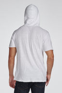 Men's Linen Blend Short Sleeve Hoodie - view 16