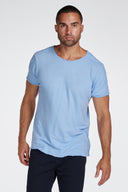 Men's Cotton Linen Patch Sleeve Tee - view 21