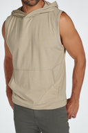 Men's Sleeveless Tri-Blend Hoodie — Mika Jaymes (view 6)