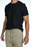 Men's Soft Knit Melange Short Sleeve Crew Tee - view 10