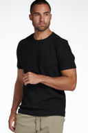 Men's Soft Knit Melange Short Sleeve Crew Tee - view 8