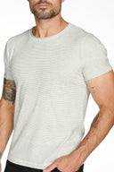Men's Brolin Raw Neck Crew Stripe Tee - view 25