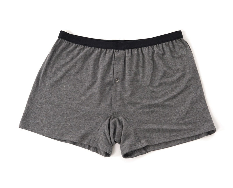 Men's Modal Boxer — Heather Grey