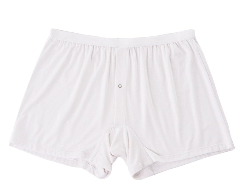 Men's Modal Boxer — White