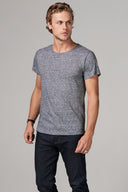 Men's Crew Neck Stripe Tee - Mini Stripe