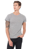 Men's Novelty Texture Crew Neck Tee - view 3