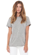 Women's Novelty Texture Crew Neck Tee - Melange
