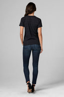 Women's Relaxed Crew Neck Tee - Wavy Stripe - view 4