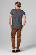 Men's Linen Blend Cross V-Neck Tee - view 15