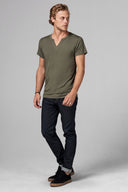 Men's Modal Cross V-Neck Tee - view 11