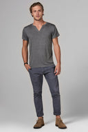 Men's Modal Cross V-Neck Tee - view 9