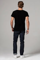 Men's Heavy Cotton Cross V-Neck Tee - view 9