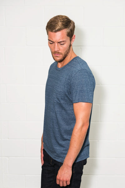 Men's Jersey Crew Neck Curved Pocket Tee – Mika Jaymes