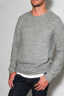 Men's Soft Knit Melange Kangaroo Pocket Pullover Sweater - view 13