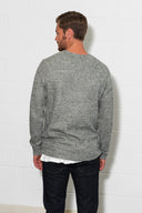 Men's Soft Knit Melange Kangaroo Pocket Pullover Sweater - view 22
