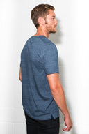 Men's Jersey Raw Neck Curved Pocket Tee - view 11