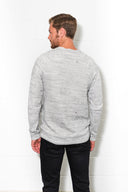 Men's Soft Knit Melange Kangaroo Pocket Pullover Sweater - view 23
