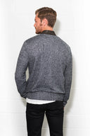 Men's Soft Knit Melange Bomber Jacket - view 18