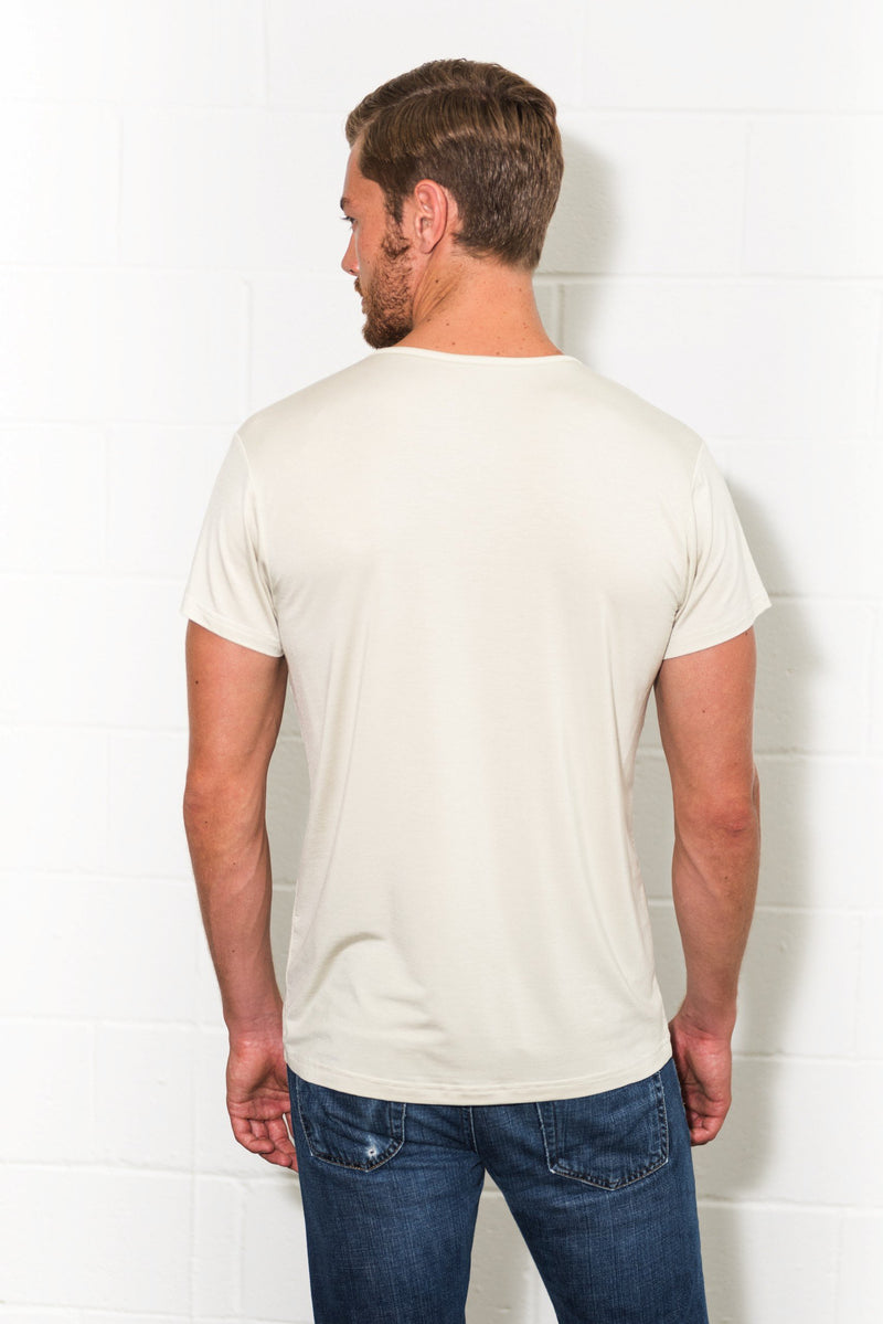 Men's Modal Modern V-Neck Tee Shirt – Mika Jaymes