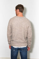 Men's Soft Knit Melange Kangaroo Pocket Pullover Sweater - view 9