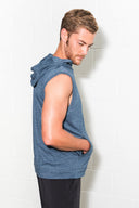 Men's Sleeveless Tri-Blend Hoodie — Mika Jaymes