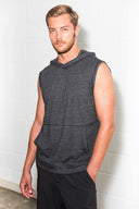 Men's Sleeveless Tri-Blend Hoodie - view 26