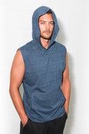 Men's Sleeveless Tri-Blend Hoodie - view 19