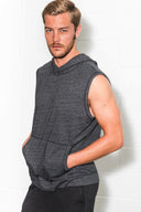 Men's Sleeveless Tri-Blend Hoodie - view 29